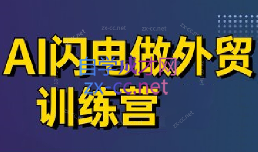 大卫·AI闪电做外贸训练营(更新7月)-AI学习资源网
