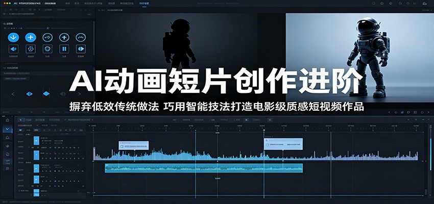 AI动画短片创作进阶：摒弃低效传统做法，巧用智能技法打造电影级质感短视频作品-AI学习资源网