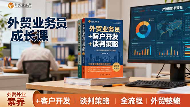 外贸业务员成长课：职业素养+客户开发+谈判策略、掌握全流程外贸技能-AI学习资源网