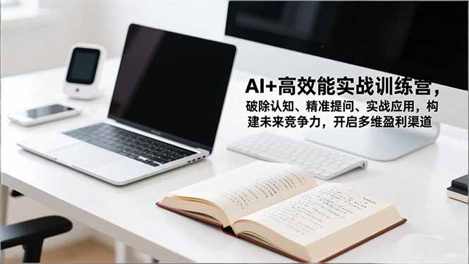 AI+高效能实战训练营,破除认知、精准提问、实战应用,构建未来竞争力,开启多维盈利渠道-AI学习资源网