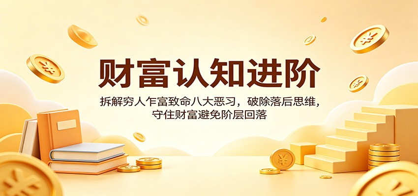 财富认知进阶：拆解穷人乍富致命八大恶习，破除落后思维，守住财富避免阶层回落-AI学习资源网