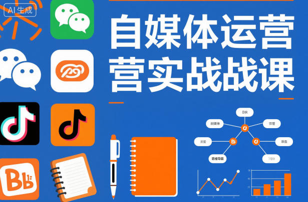 自媒体运营实战课，掌握一套系统的自媒体运营底层方法论，成为优秀的内容创作者-AI学习资源网