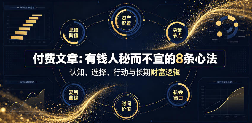 付费文章:有钱人秘而不宣的8条心法-AI学习资源网