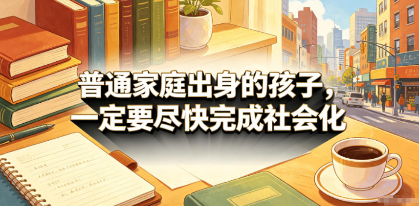 付费文章：普通家庭出身的孩子，一定要尽快完成社会化-AI学习资源网