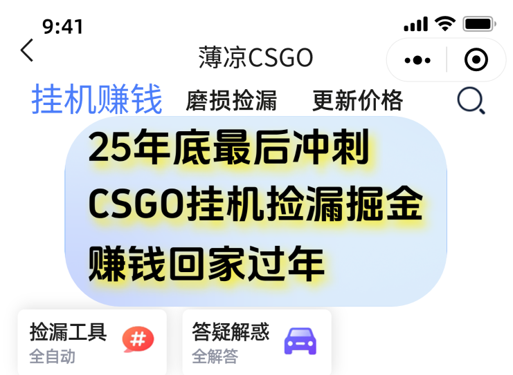 用CSGO游戏挂机捡漏掘金赚钱掘金，一部手机轻松日入500+-AI学习资源网