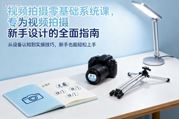 视频拍摄零基础系统课，专为视频拍摄新手设计的全面指南-AI学习资源网