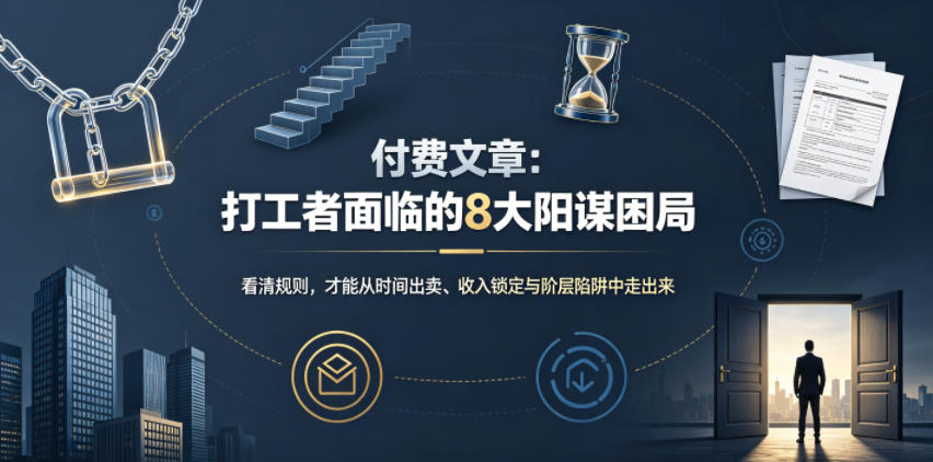 付费文章:打工者面临的8大阳谋困局-AI学习资源网