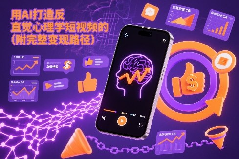 用AI打造“反直觉”心理学短视频的流量密码(附完整变现路径)-AI学习资源网