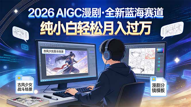 2026年全新蓝海赛道,纯小白轻松月入过万-AI学习资源网