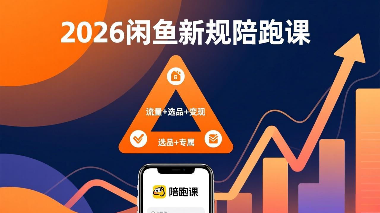 2026闲鱼高阶陪跑课全新上线,带你吃透新规玩转选品流量,从零搭建稳定变现盈利体系-AI学习资源网