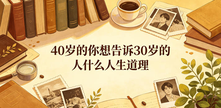 公众号付费文章：40岁的你想告诉30岁的人什么人生道理？-AI学习资源网