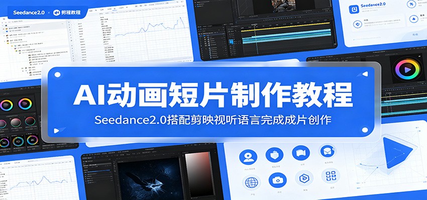 AI动画短片制作教程：Seedance2.0搭配剪映视听语言完成成片创作-AI学习资源网