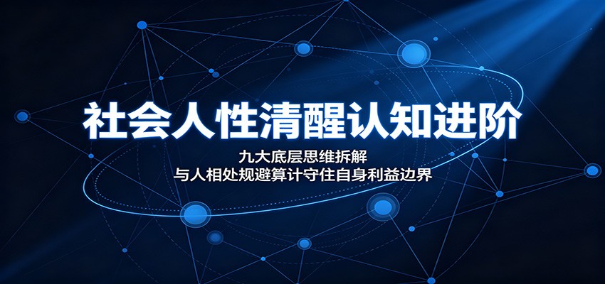 社会人性清醒认知进阶:九大底层思维拆解,与人相处规避算计守住自身利益边界-AI学习资源网