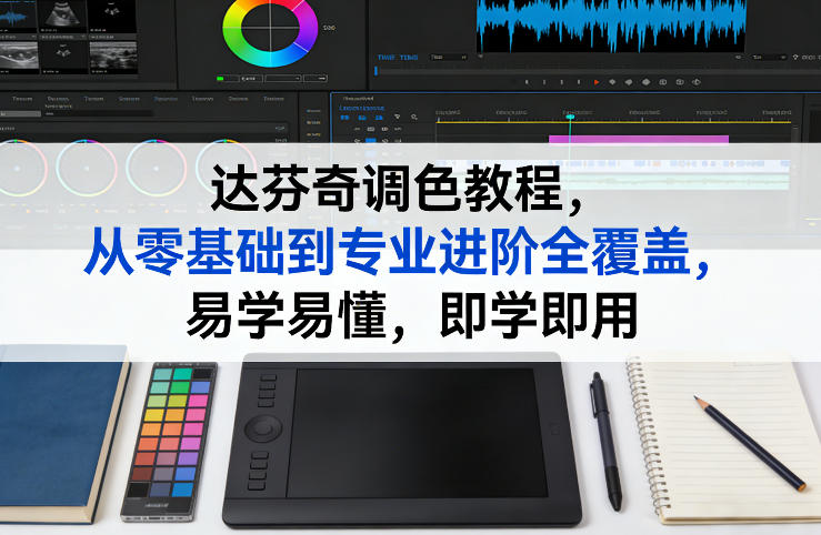 达芬奇调色教程,从零基础到专业进阶全覆盖,易学易懂,即学即用-AI学习资源网
