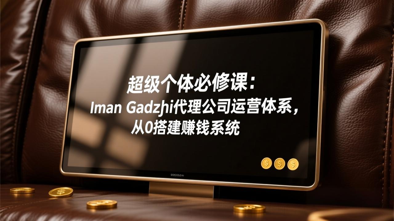 超级个体必修课:Iman Gadzhi代理公司运营体系,从0搭建赚钱系统-AI学习资源网