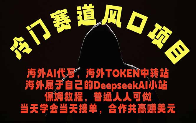 冷门赛道风口项目 海外AI代写！0成本运作完全免费！当天注册当天接单，接单接到手抽筋，无脑…-AI学习资源网