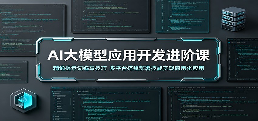 AI大模型应用开发进阶课:精通提示词编写技巧,多平台搭建部署技能实现商用化应用-AI学习资源网