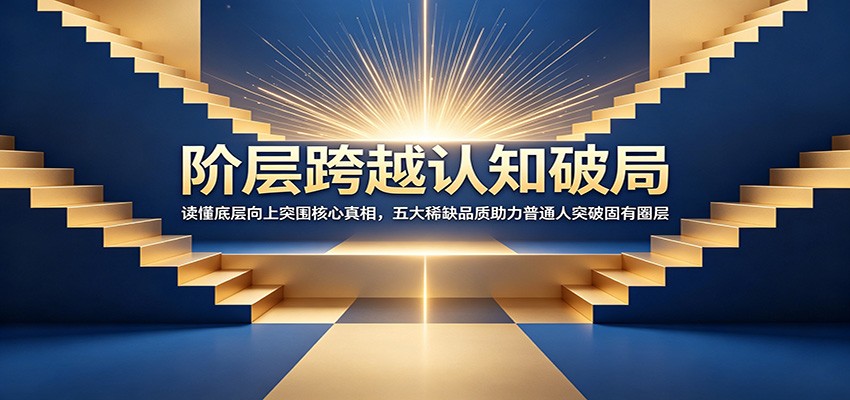 阶层跨越认知破局：读懂底层向上突围核心真相，五大稀缺品质助力普通人突破固有圈层-AI学习资源网