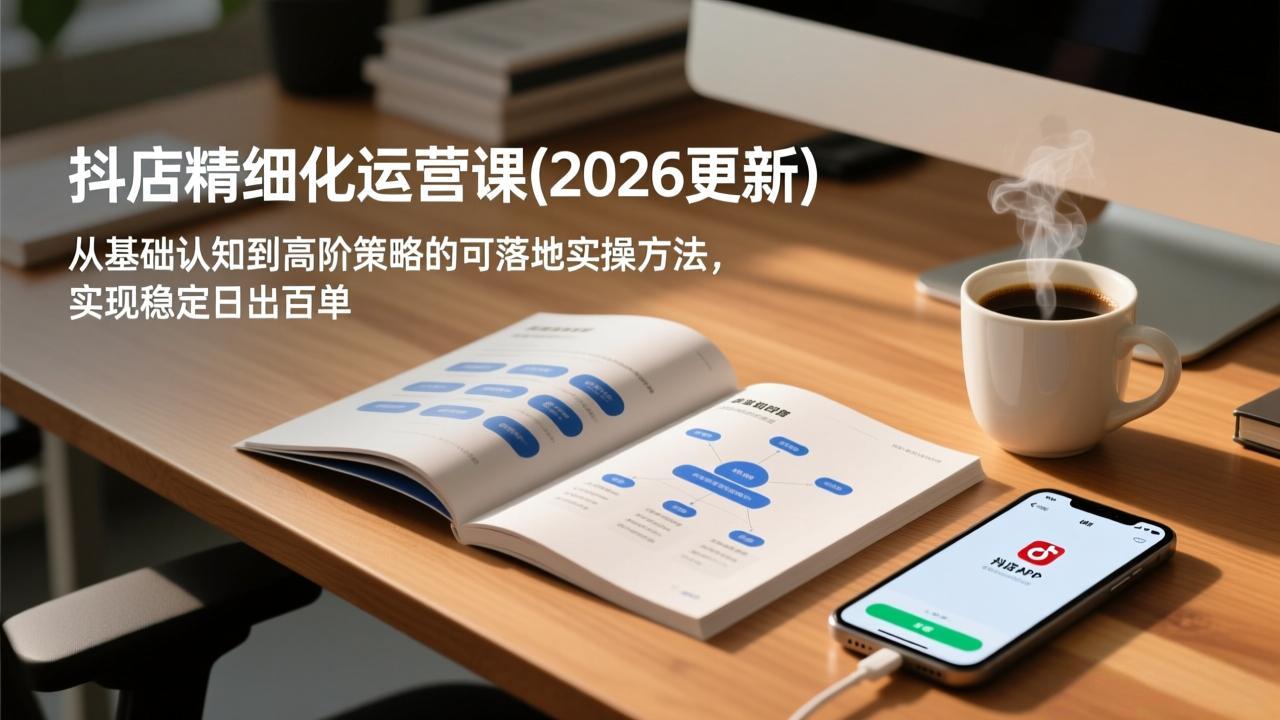 抖店精细化运营课(2026更新-AI学习资源网
