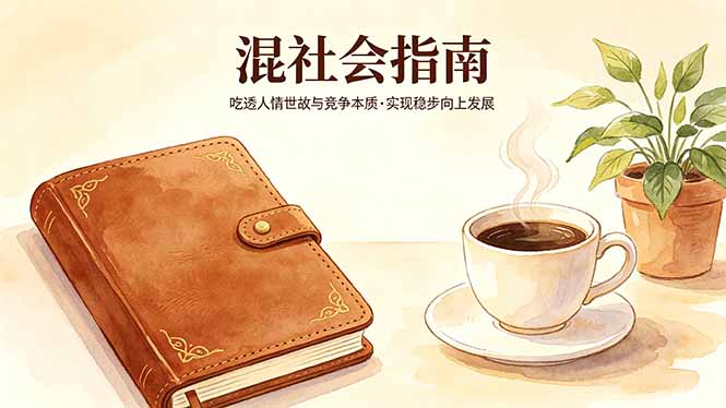 付费文章：混社会指南，吃透人情世故与竞争本质，实现稳步向上发展-AI学习资源网