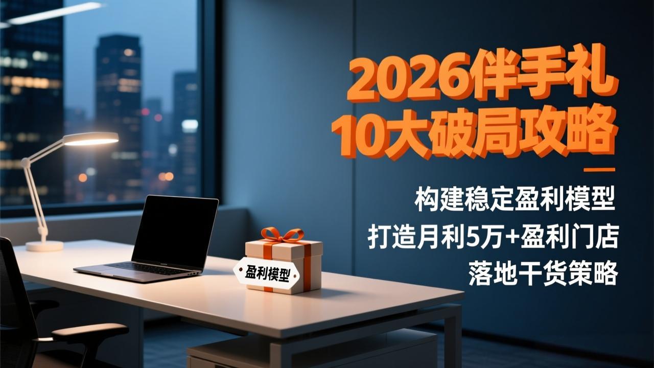 2026伴手礼10大破局攻略：构建稳定盈利模型，打造月利5万+盈利门店，落地干货策略-AI学习资源网