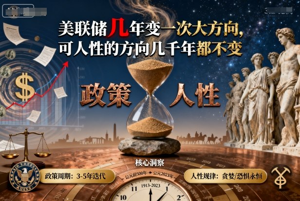 付费文章：美联储几年变一次大方向，可人性的方向几千年都不变-AI学习资源网