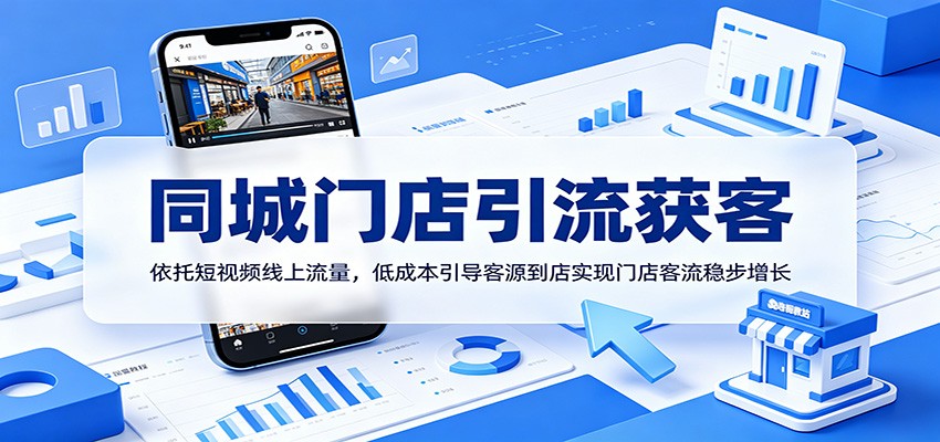 同城门店引流获客：依托短视频线上流量，低成本引导客源到店实现门店客流稳步增长-AI学习资源网