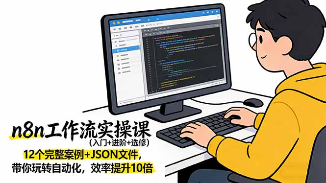 n8n工作流实操课(入门+进阶+选修-AI学习资源网