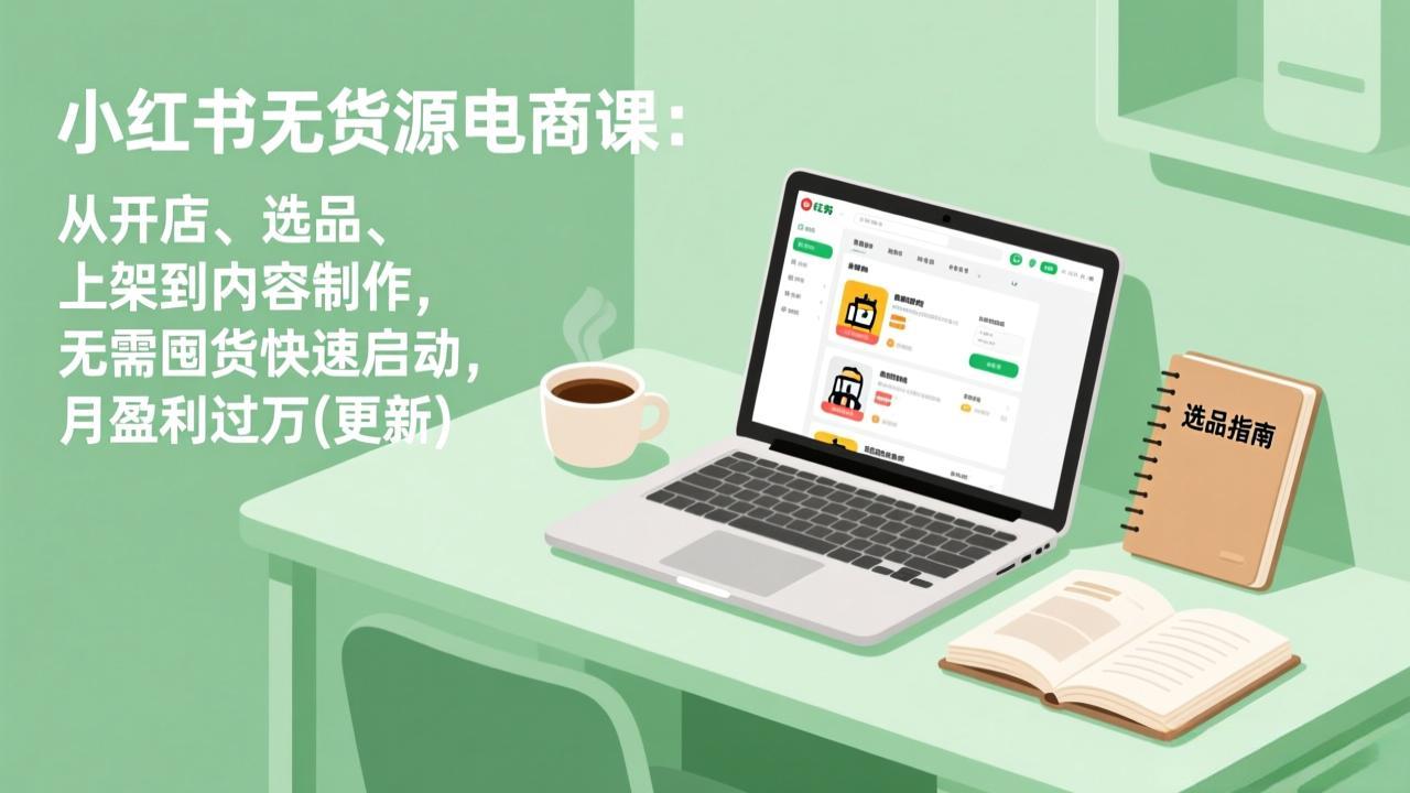 小红书无货源电商课(6月22更新-AI学习资源网