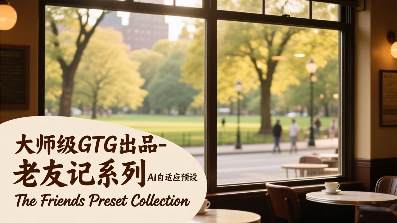 大师级GTG出品-老友记系列AI自适应预设The Friends Preset Collection-AI学习资源网